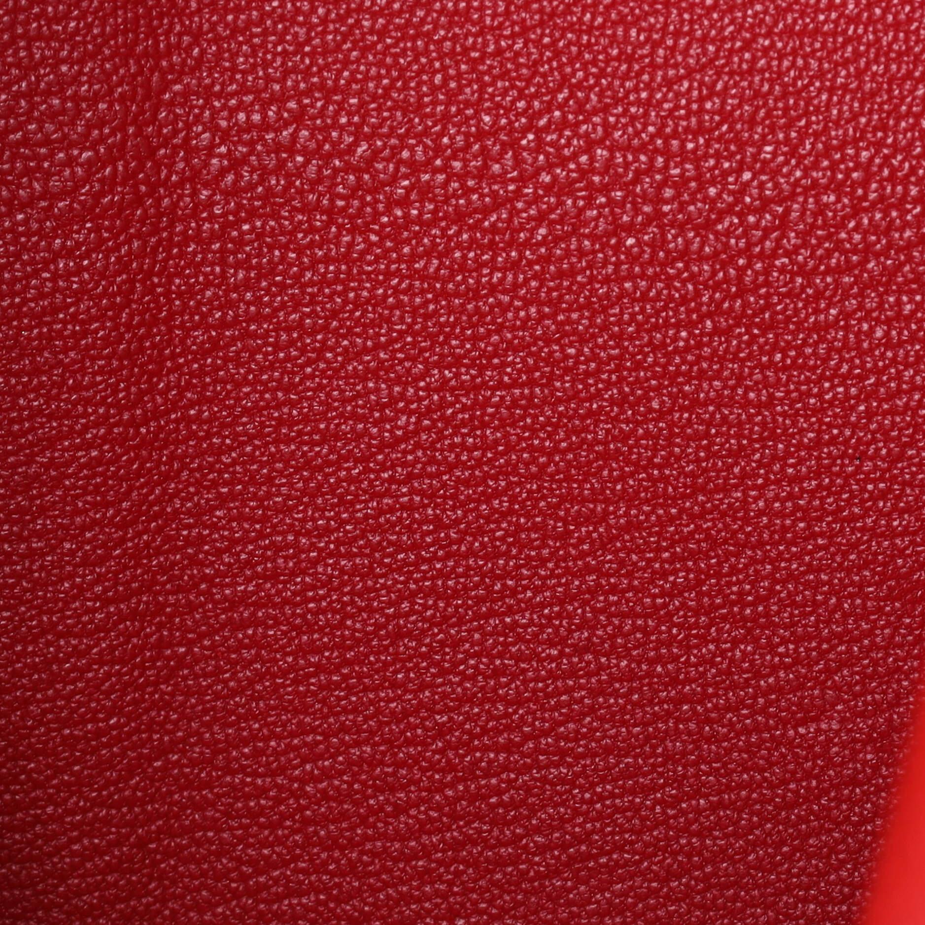 Hermes Kelly Handbag Rouge Vif Togo with Gold Hardware 28 2