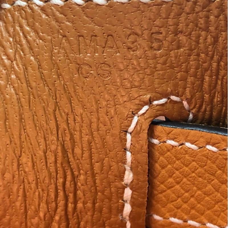 Women's or Men's Hermes Kelly Handbag Toffee Epsom with Gold Hardware 32