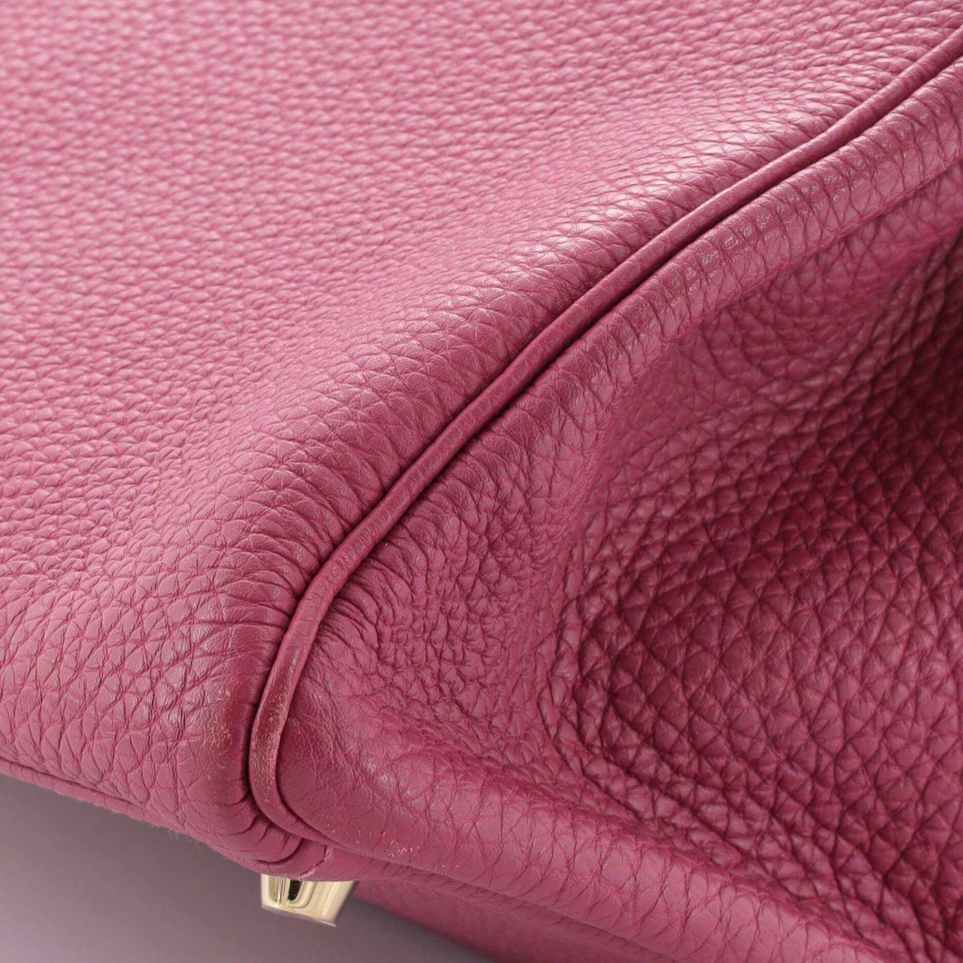 Hermes Kelly Handbag Tosca Togo With Gold Hardware 35 For Sale 6