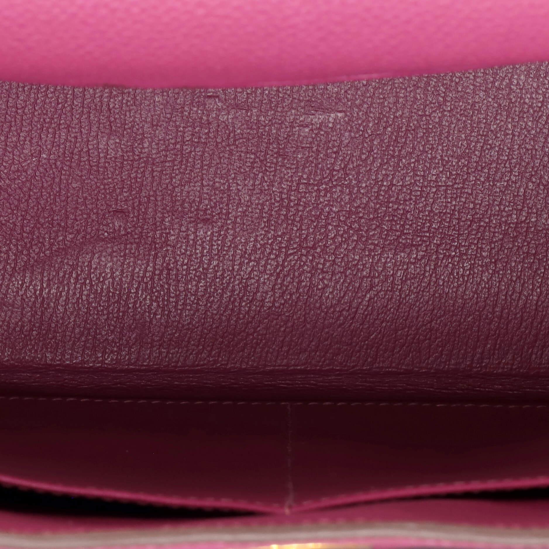 Hermes Kelly Handbag Tosca Togo With Gold Hardware 35 For Sale 2