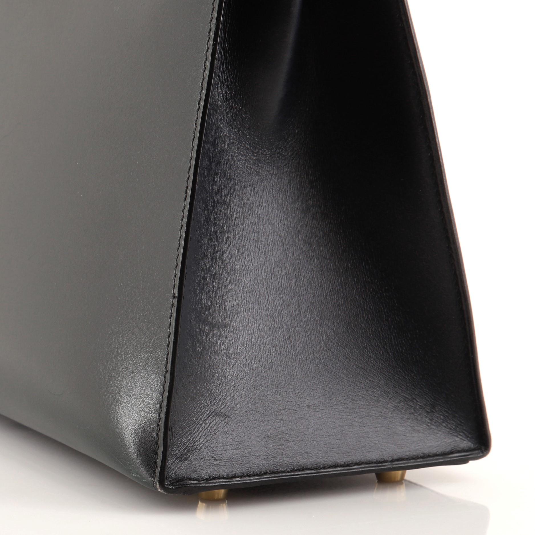 Hermes Kelly Handbag Tricolor Box Calf with Gold Hardware 32 2