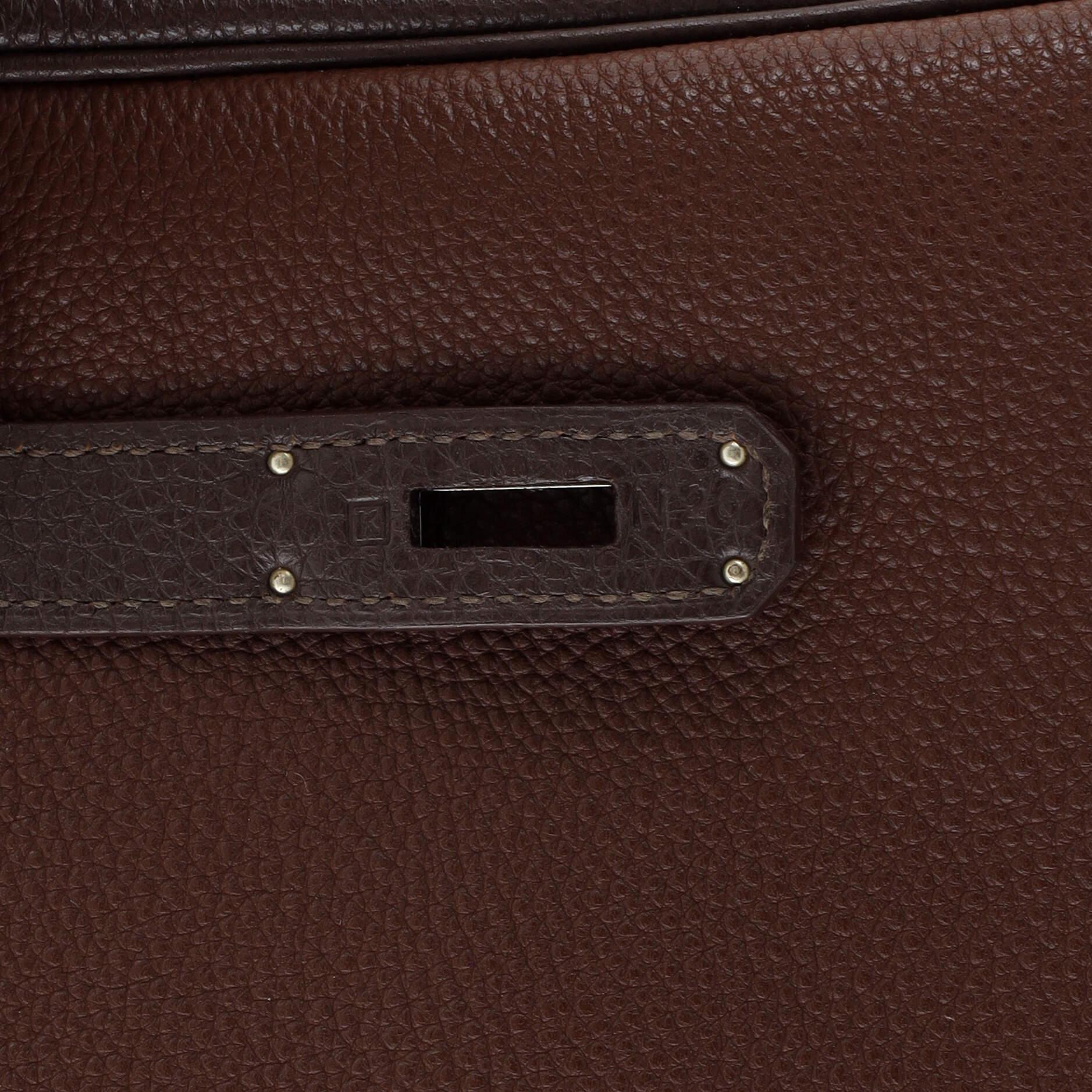 Hermes Kelly Handbag Tricolor Togo with Ruthenium Hardware 28 For Sale 10