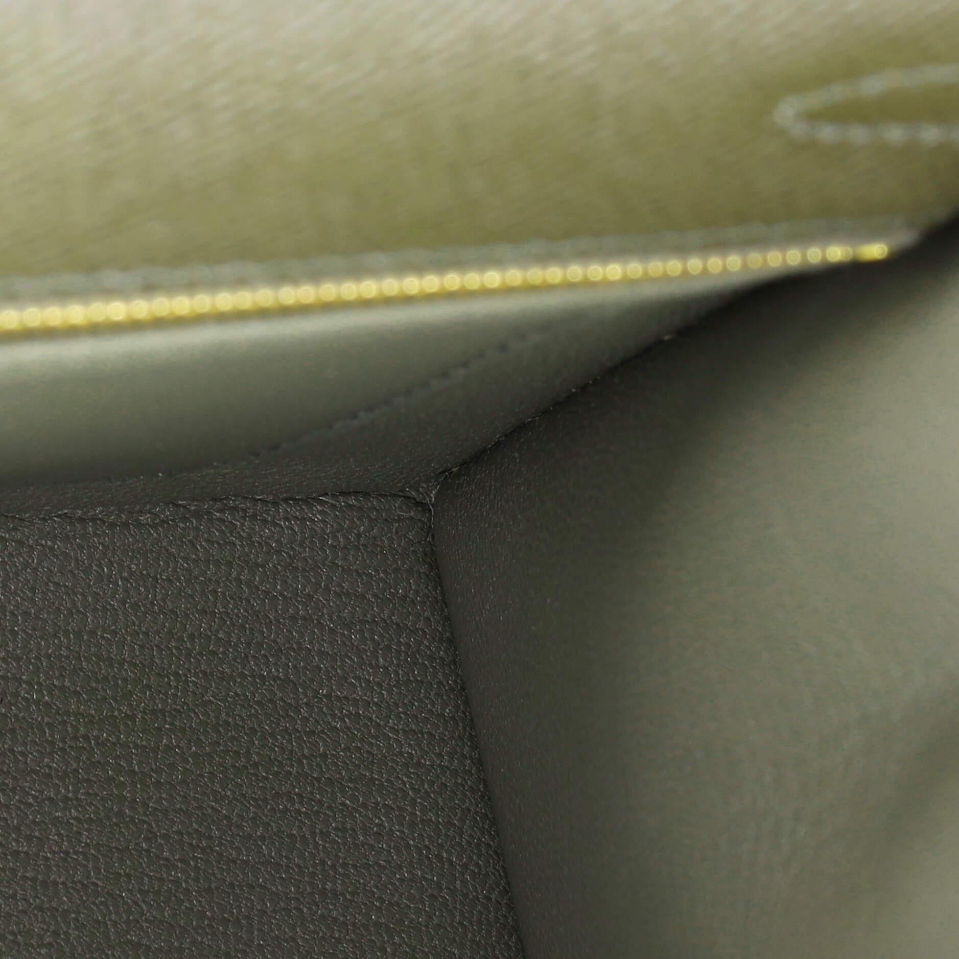 Hermes Kelly Handbag Vert Maquis Epsom with Gold Hardware 25 3