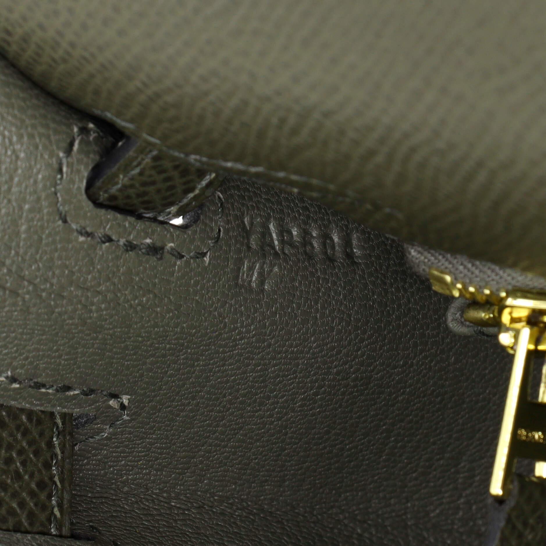 Hermes Kelly Handbag Vert Maquis Epsom with Gold Hardware 25 4