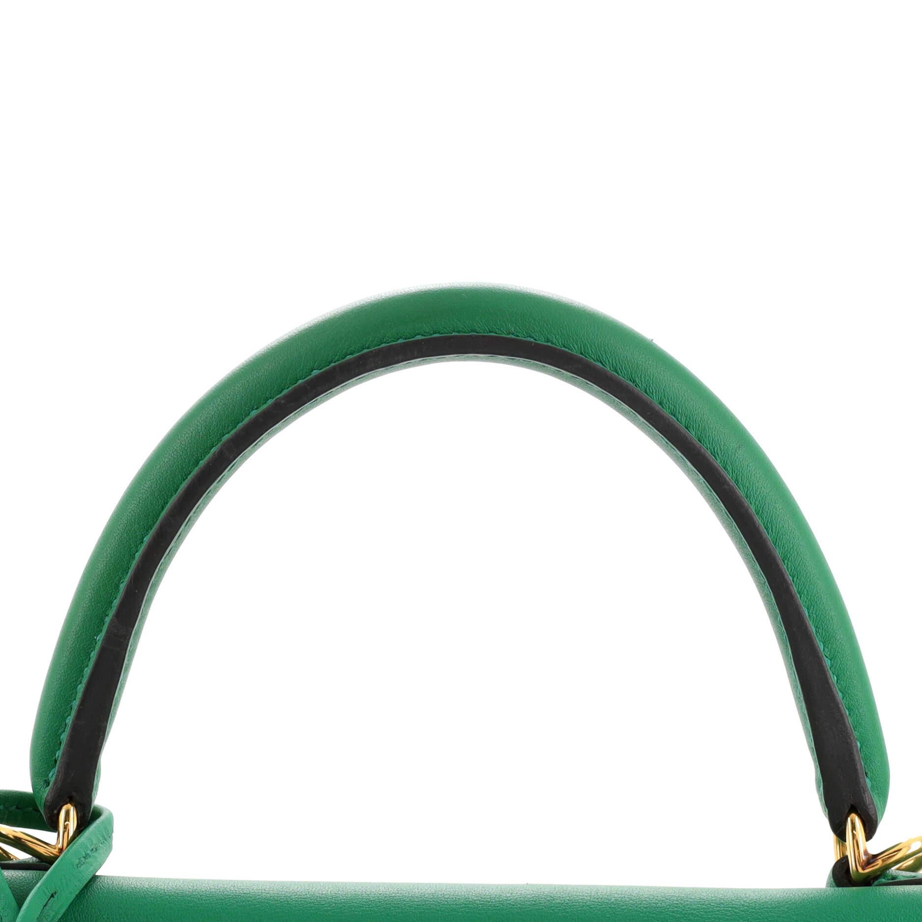 Hermes Kelly Handbag Vert Vertigo Swift with Gold Hardware 25 6