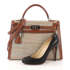 Hermes Kelly Handbag Vibrato and Barenia 32