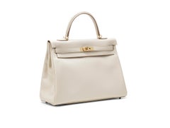 Hermès Kelly HSS 35 Beton Swift champagner Hardware