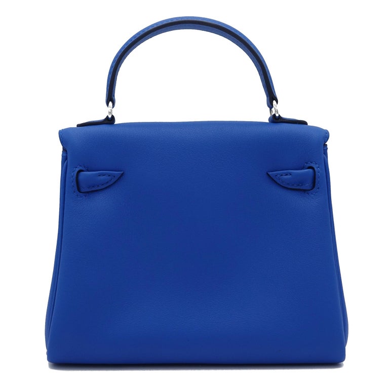 Hermès Kelly Idole Blue Zellige and Blue Agate Gold Swift Leather ...