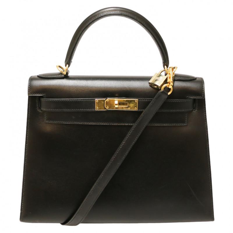 Hermès Kelly II 28 Black Bag 7