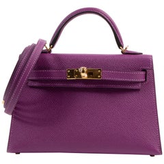 Hermès Kelly II Mini 20 cm epsom Anemone