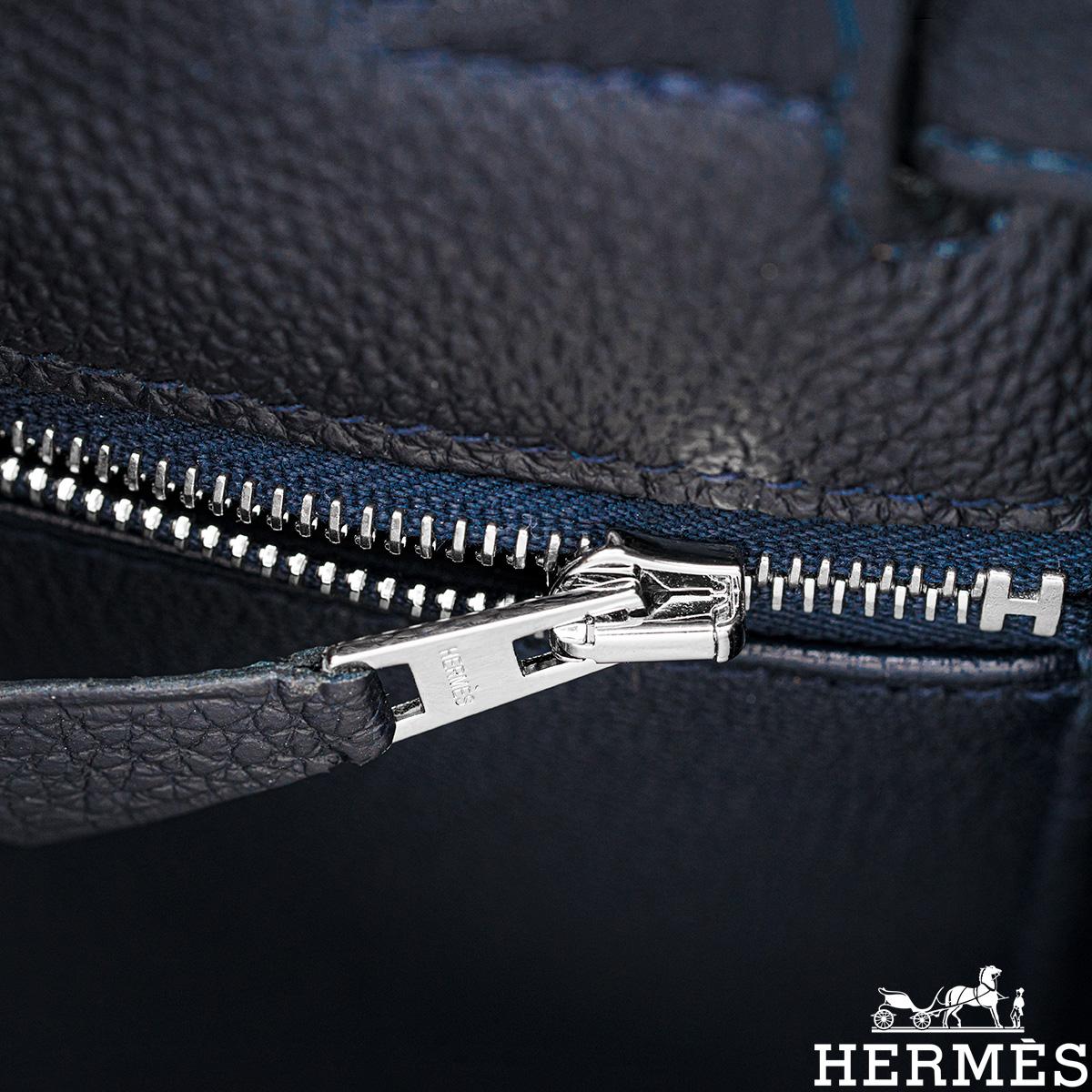 Hermès Kelly II Retourne 28cm Caban Veau Togo PHW en vente 1
