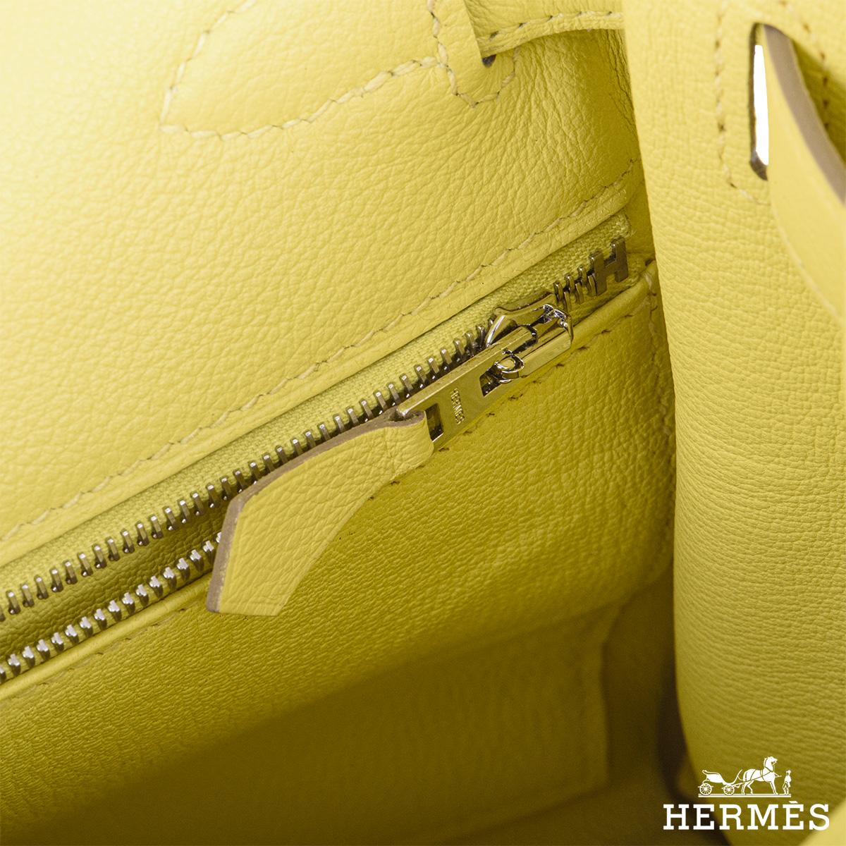 Women's Hermès Kelly II Retourne 28cm Lime Evercolour PHW Handbag