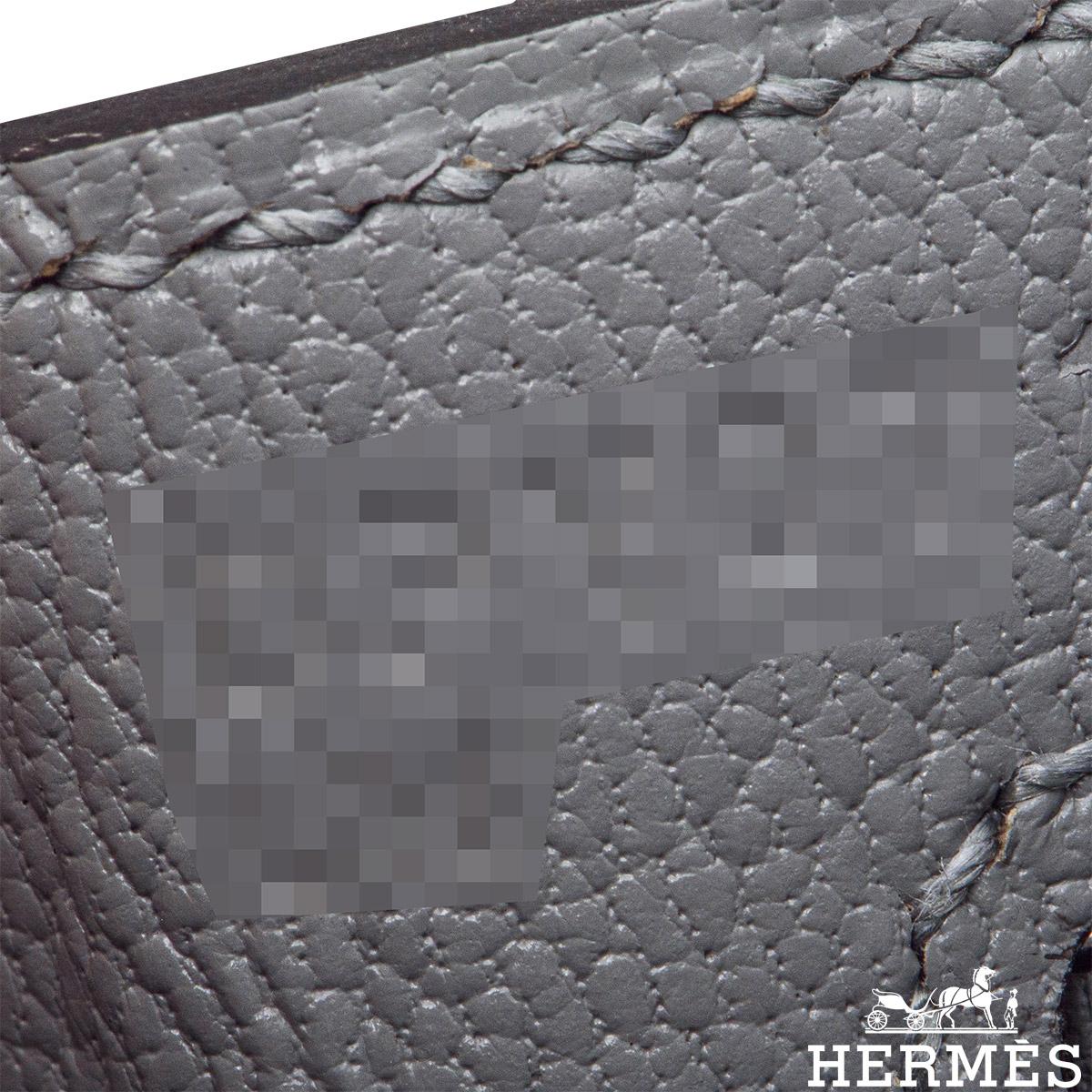 Hermès Kelly II Retourne 32cm Gris Mouette Veau Togo GHW 1
