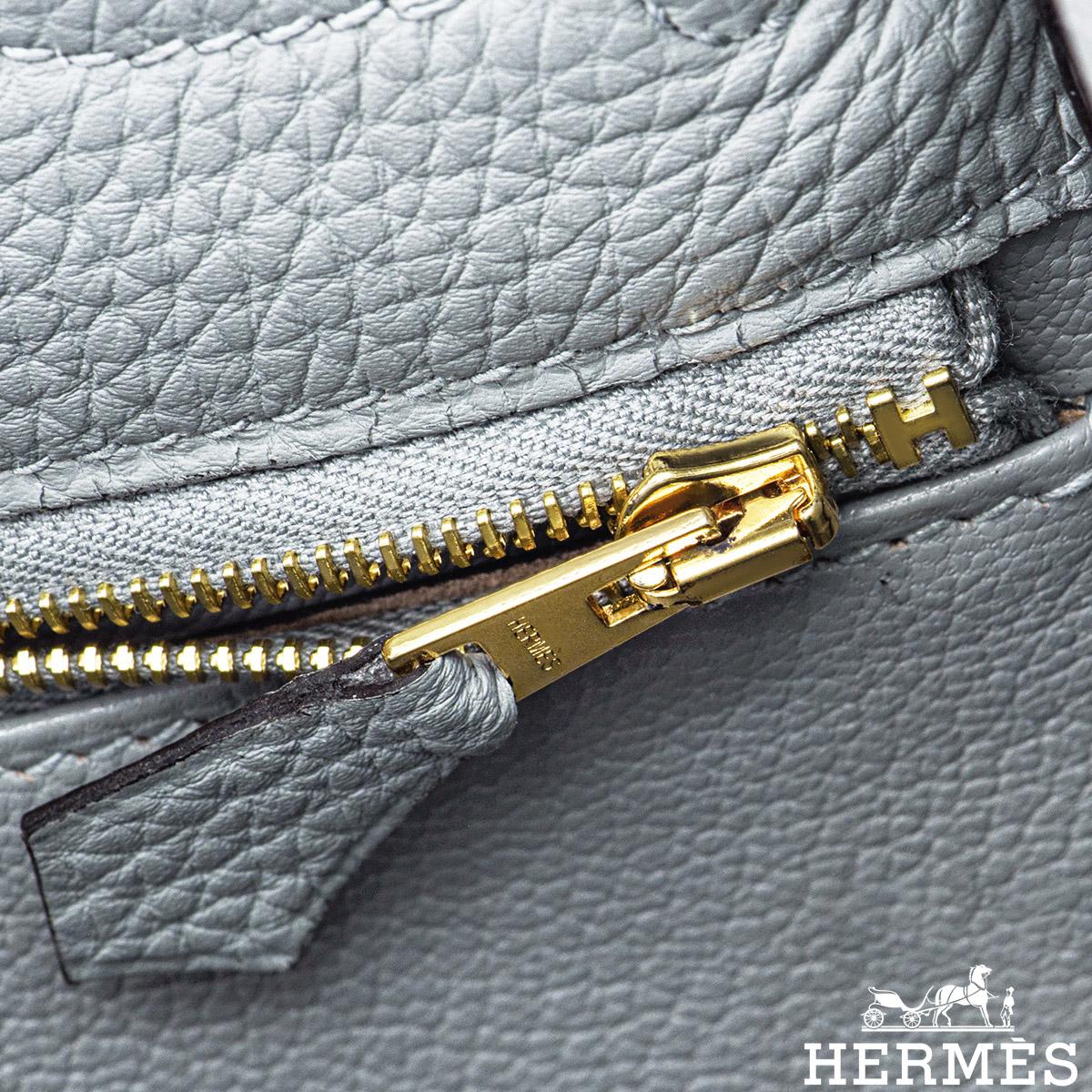 Hermès Kelly II Retourne 32cm Gris Mouette Veau Togo GHW 2