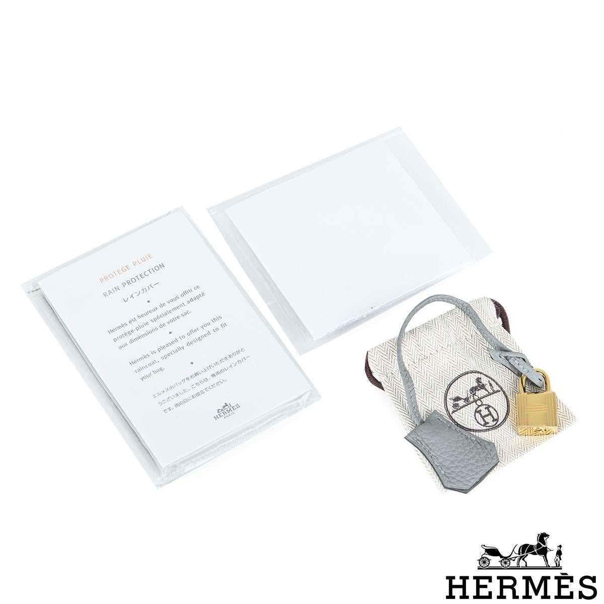 Hermès Kelly II Retourne 32cm Gris Mouette Veau Togo GHW 4