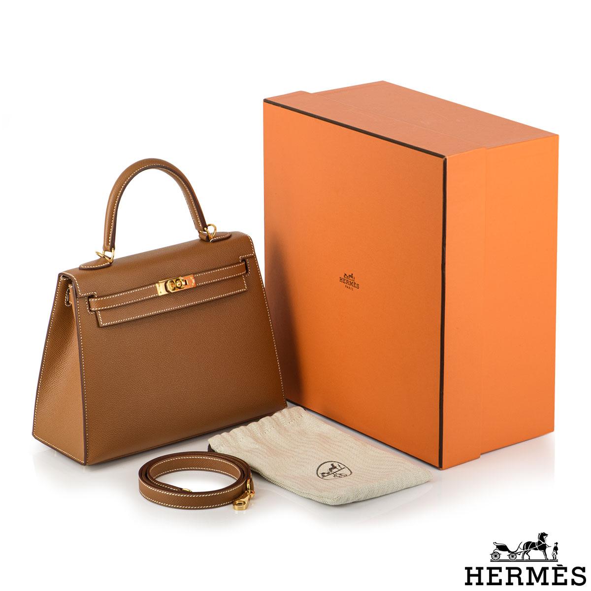 Hermès Kelly II Sellier 25cm Gold Veau Epsom Kelly Bag 1