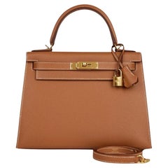 Hermes Kelly II Sellier 28 Epsom 37 Oro PHW