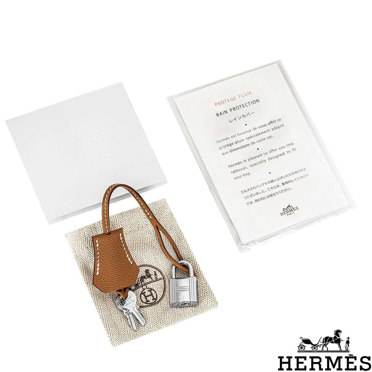 Hermès Kelly II Sellier 28cm Gold Veau Epsom PHW For Sale 2