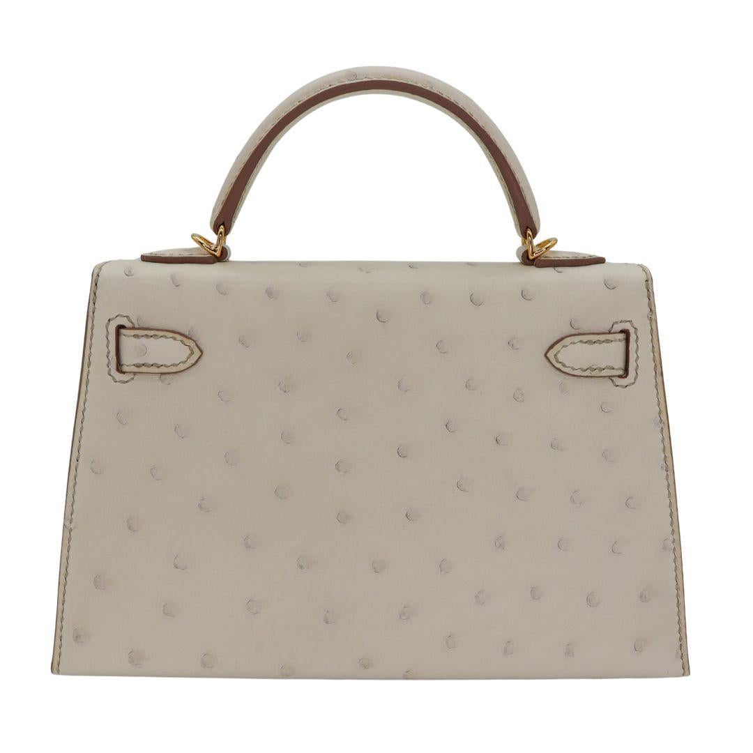 Mini kelly ostrich price hotsell