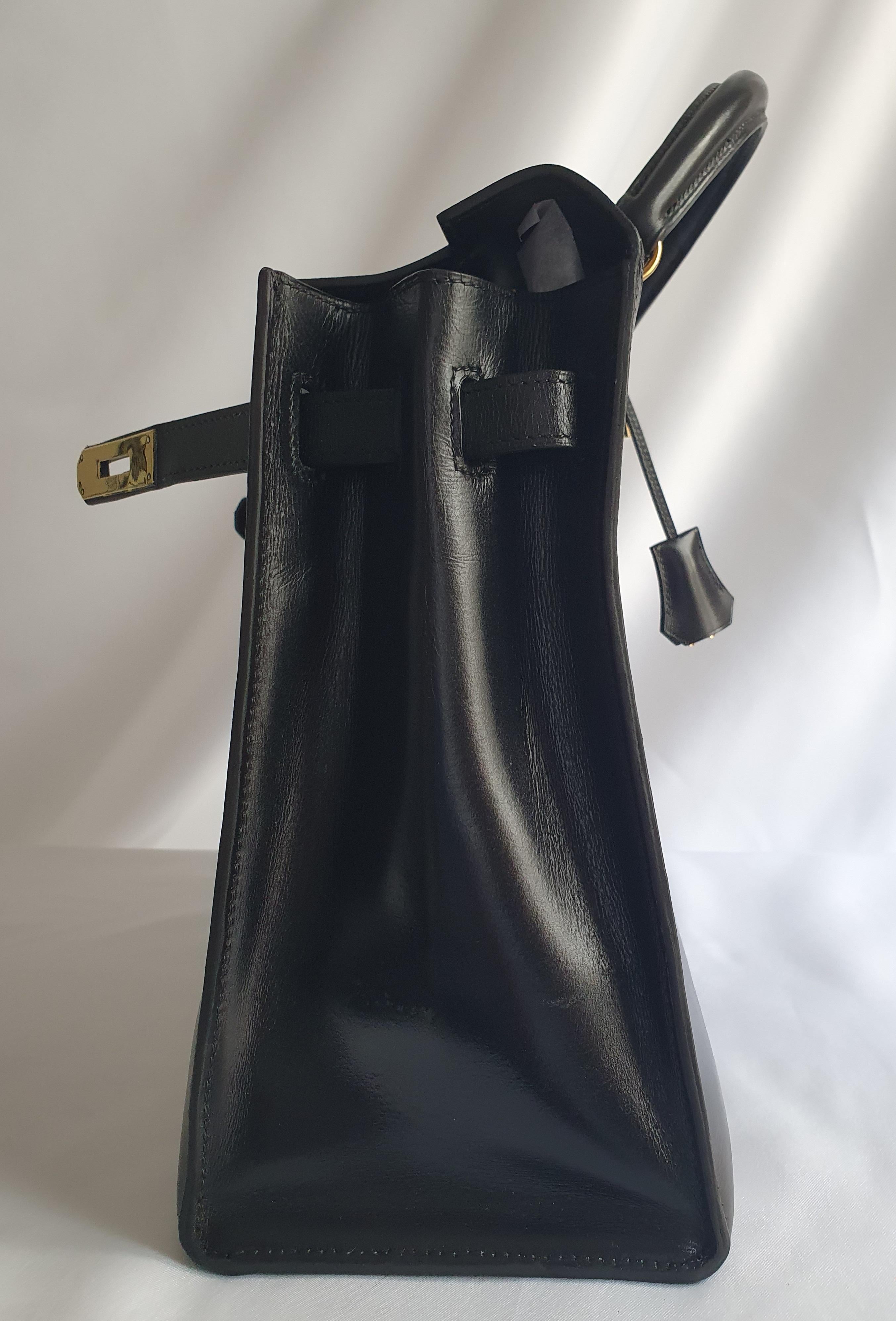 Hermès, Kelly in black leather 5