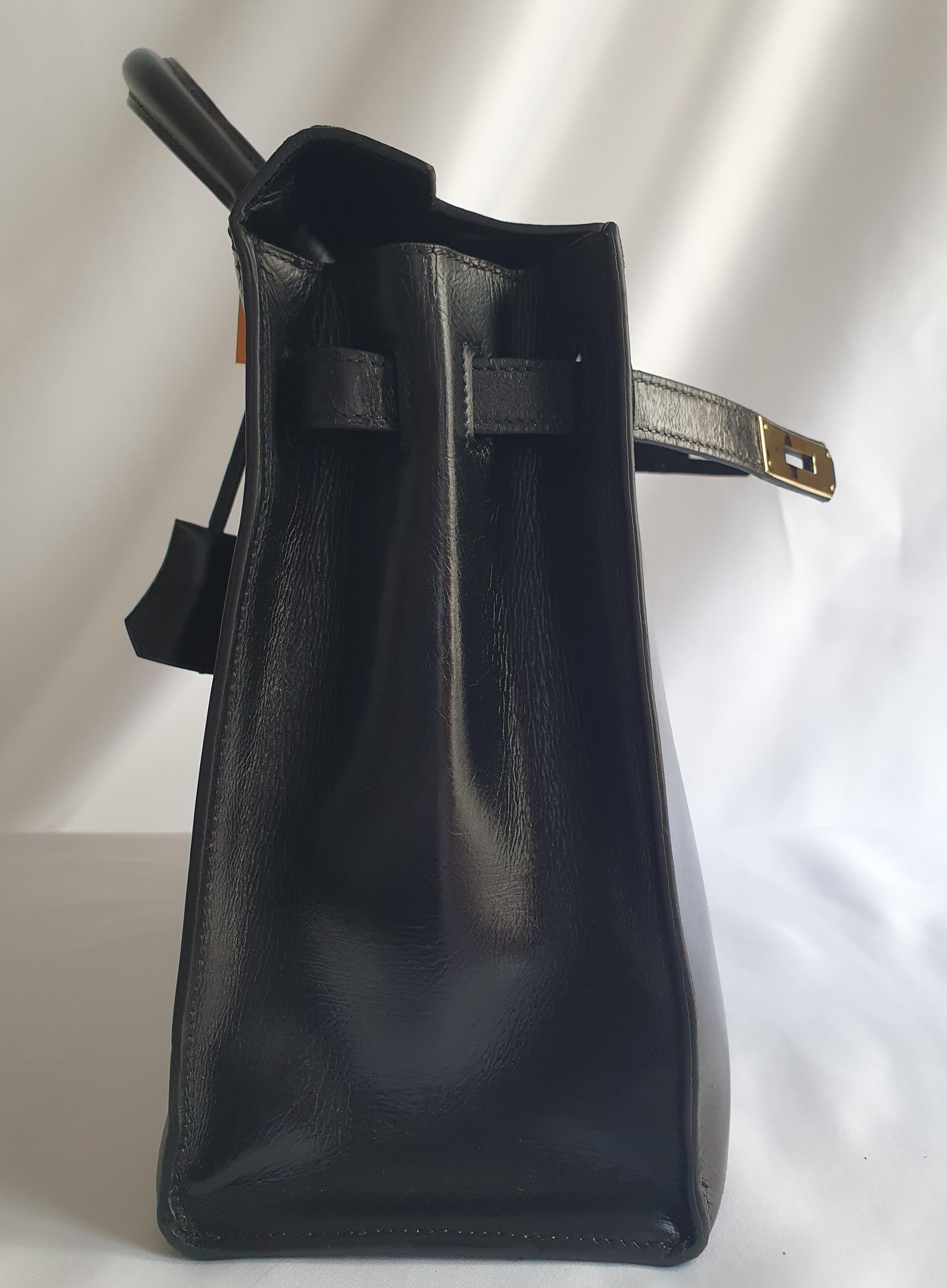 Hermès, Kelly in black leather 6