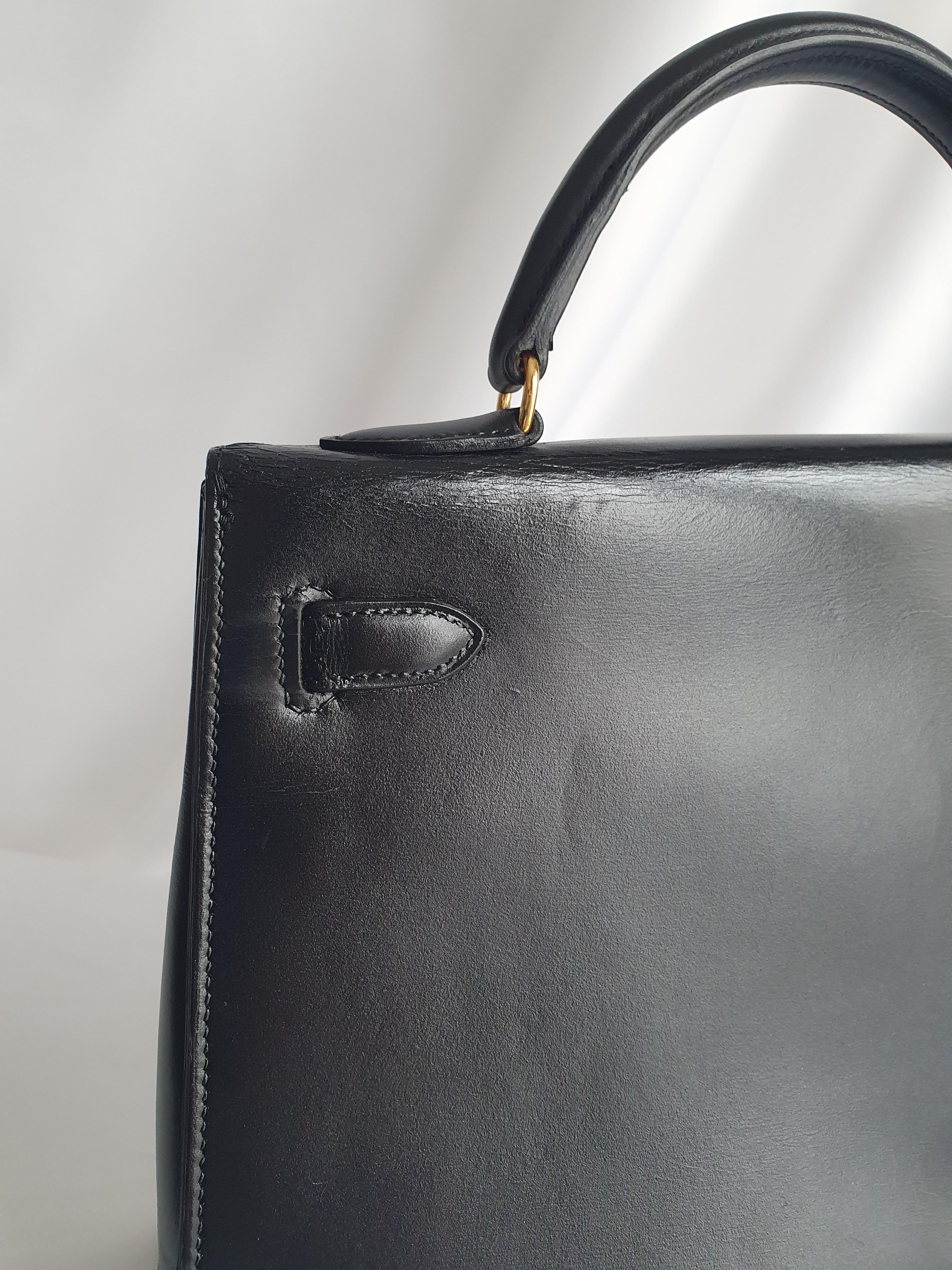 Hermès, Kelly in black leather 3