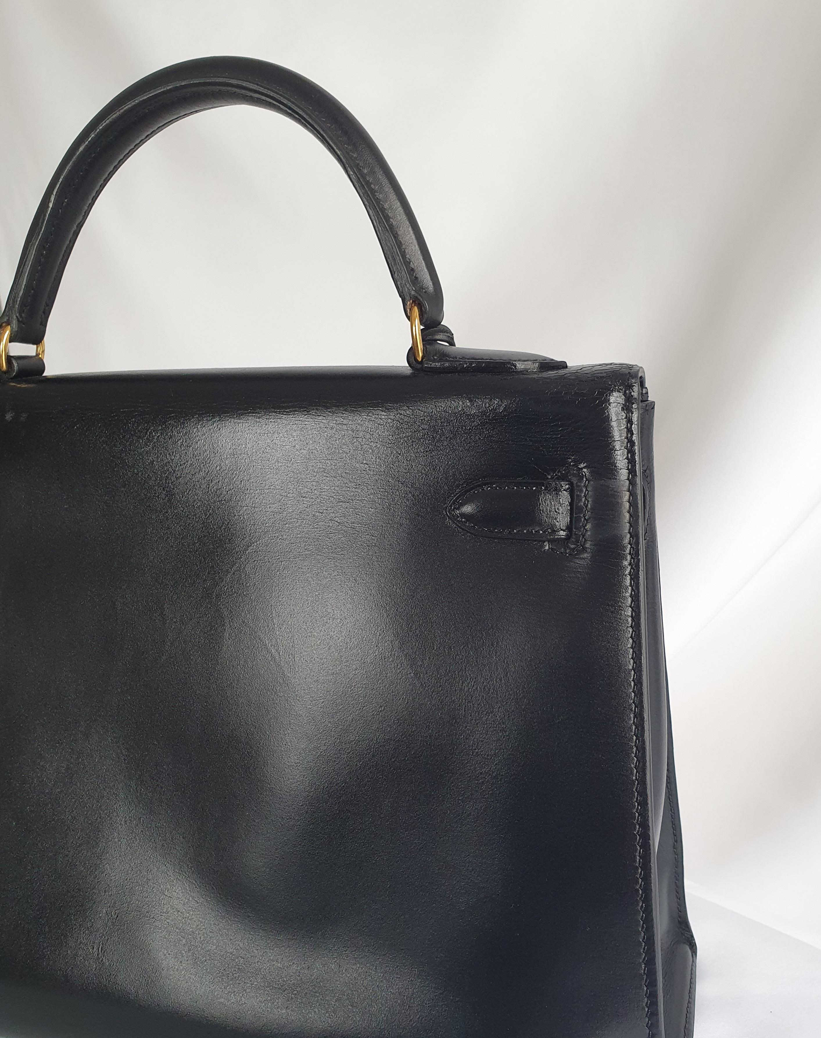 Hermès, Kelly in black leather 4