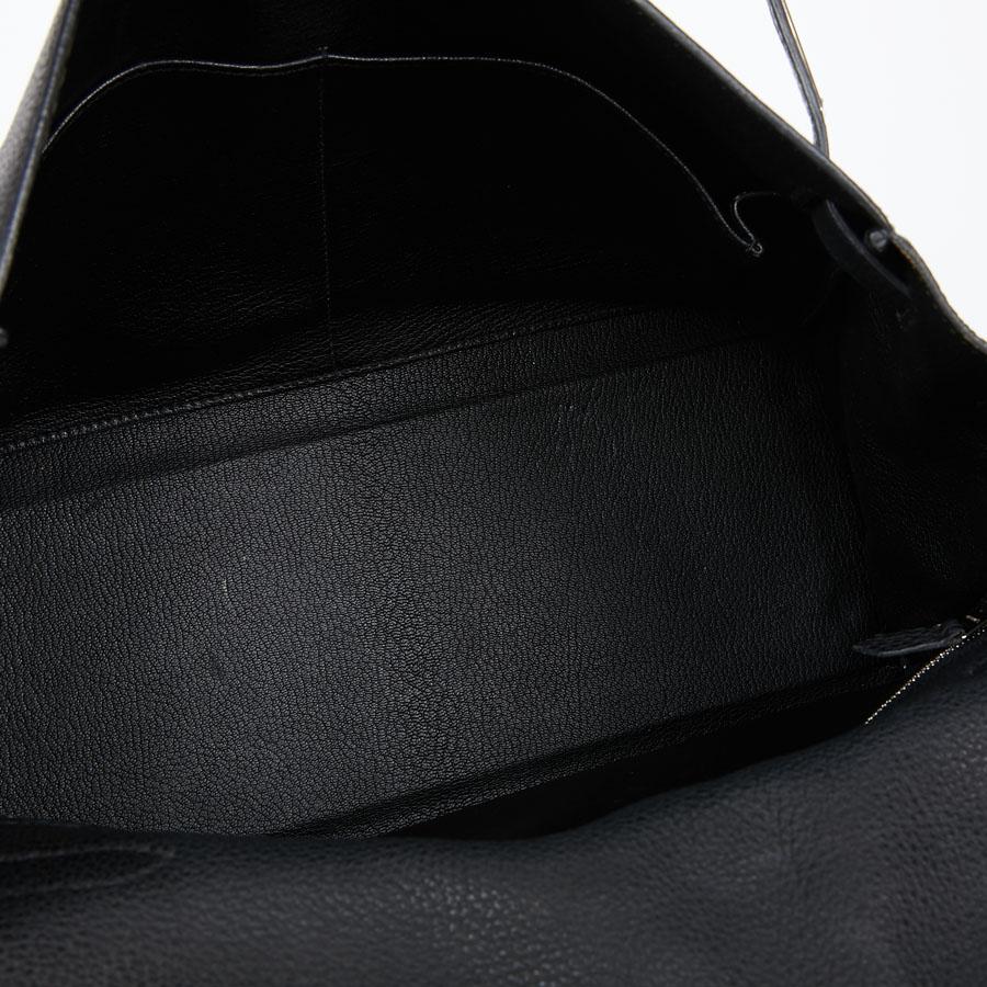 HERMES Kelly In Black Togo Leather With Removable Strap 11
