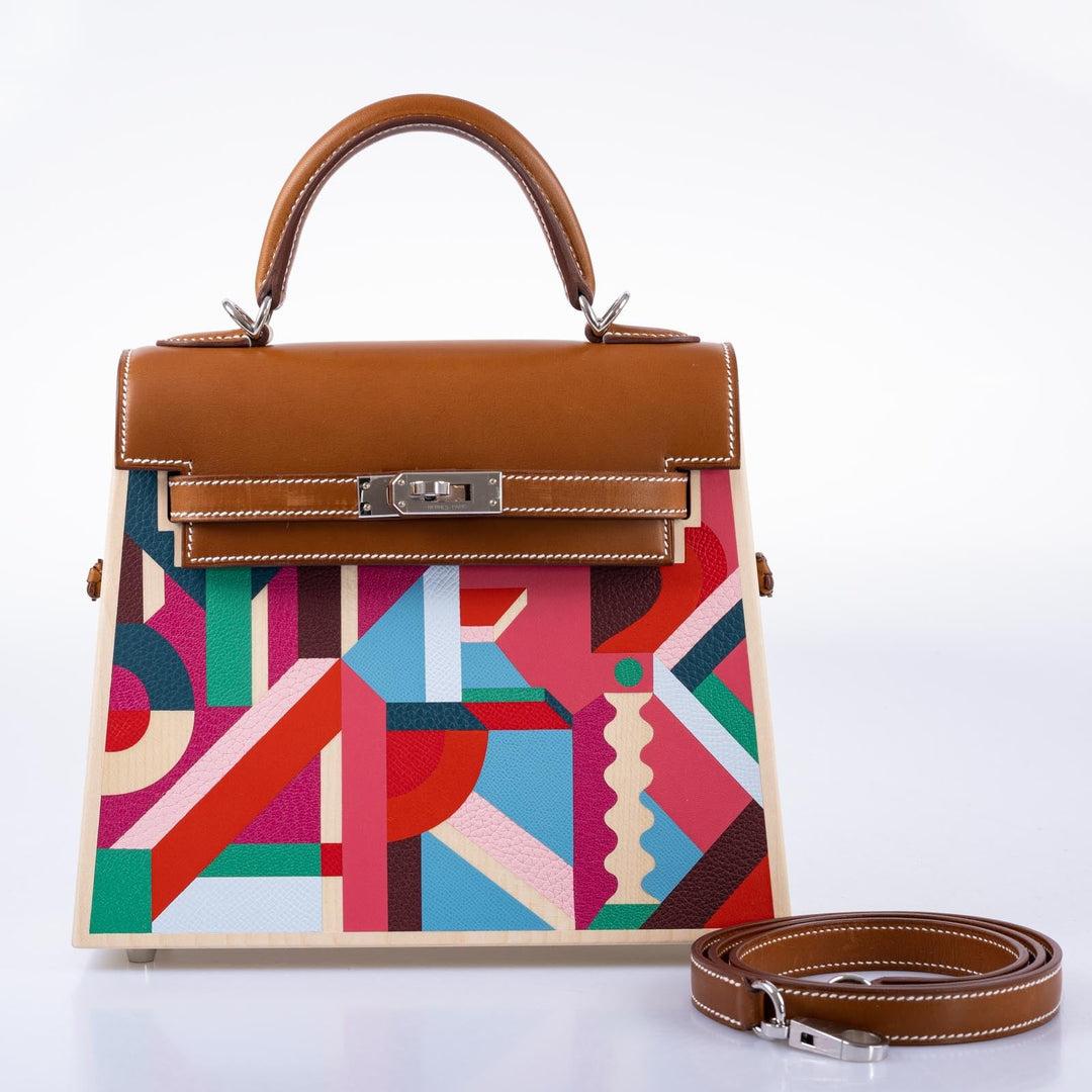 Hermès Kelly Kellywood Perspective Cavalière Bag For Sale 5
