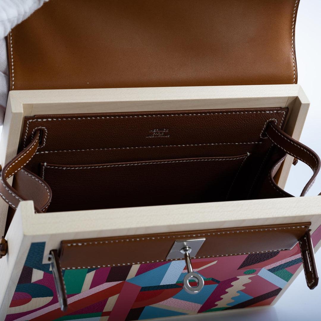 Sac Kelly Kellywood Perspective Cavalière Hermès en vente 9