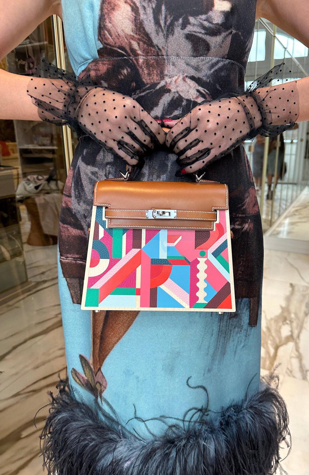 Hermès Kelly Kellywood Perspective Cavalière Bag For Sale 13