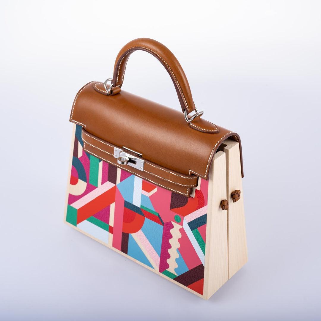 Hermès Kelly Kellywood Perspective Cavalière Bag For Sale 4