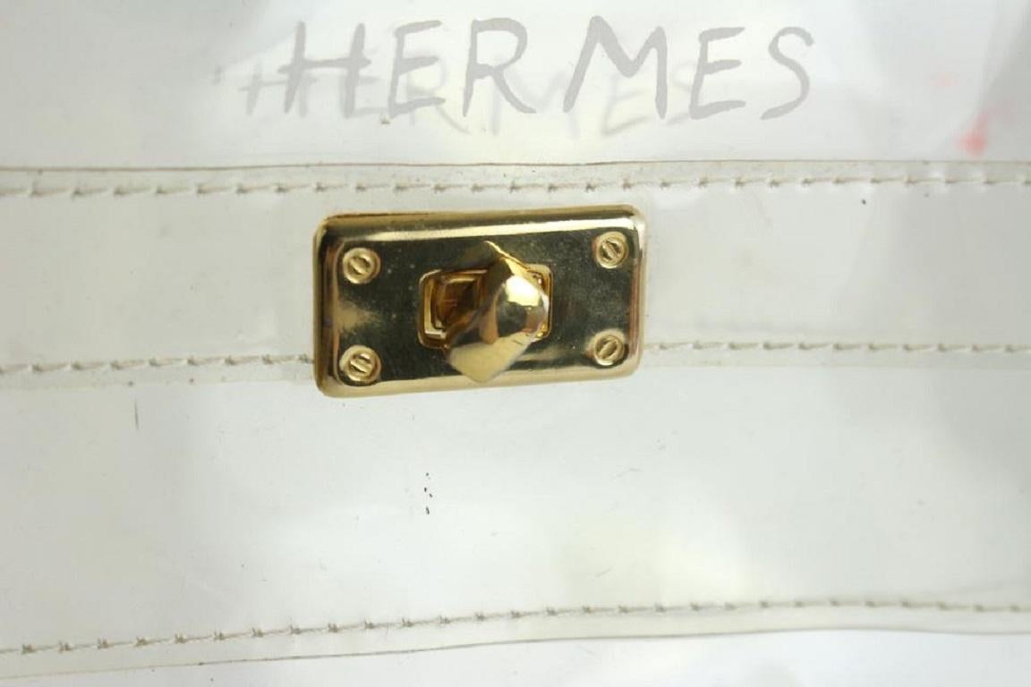 clear hermes bag