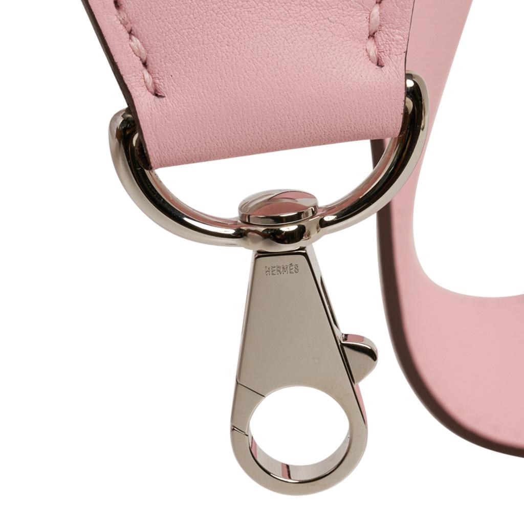 Sac Hermès Kelly Lakis 32 Rose Sakura Palladium Hardware Swift Édition Limitée 4