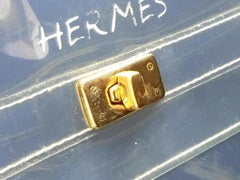 Hermès Kelly Limited Edition L'exposition 1997 40cm 230225 Clear X White Vinyl B