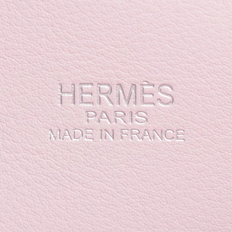 Hermes 34cm Rose Dragee Swift Leather Palladium Plated Kelly Longue Clutch  Bag - Yoogi's Closet