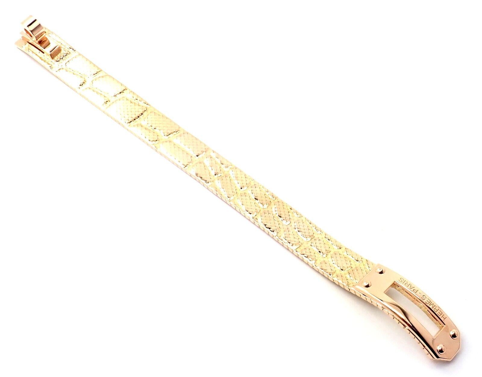 Hermes Kelly Medium Model Rose Gold Bracelet 1