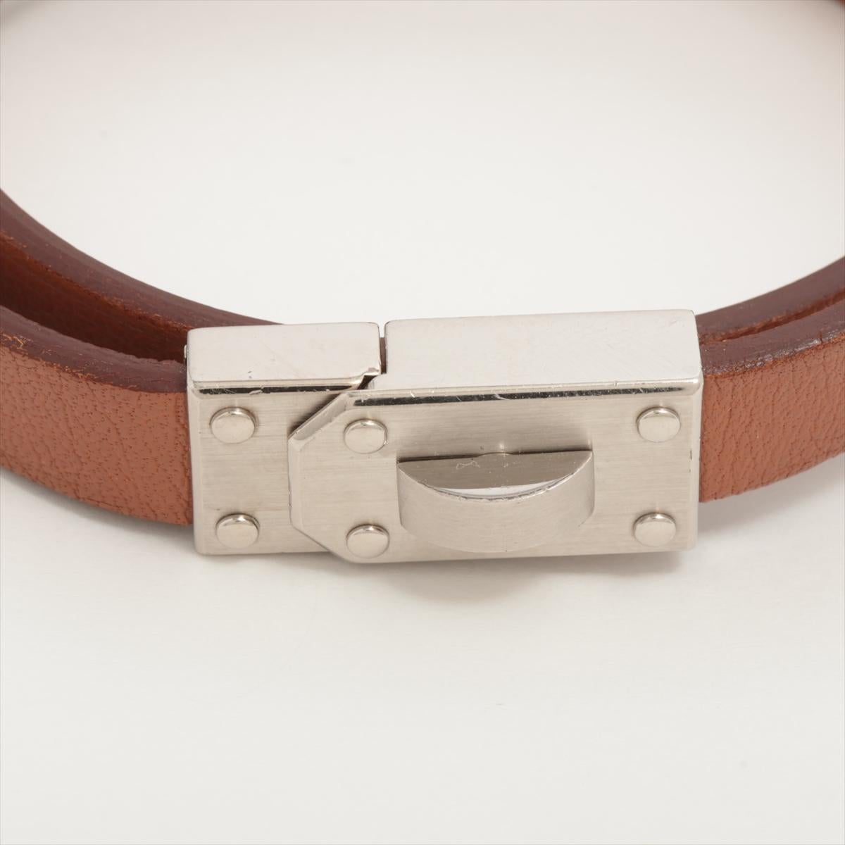 Women's Hermès Kelly Men 2020 Leather Bracelet Brown