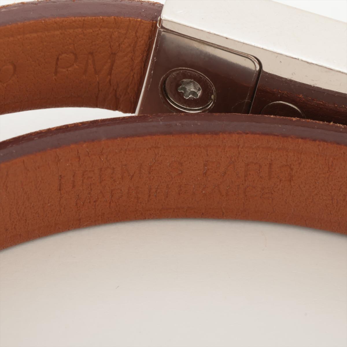 Hermès Kelly Men 2020 Leather Bracelet Brown 3