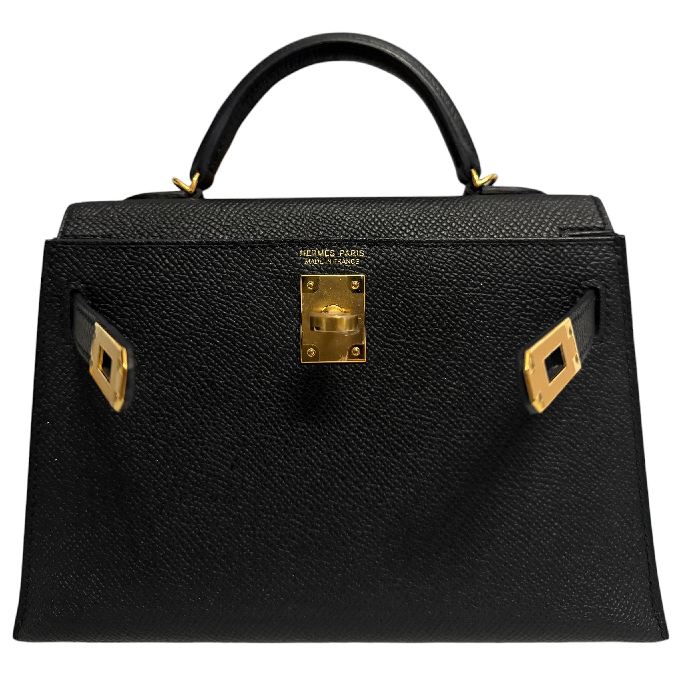 Rare and Most Coveted As New Hermes Mini Kelly 20 Black Epsom Leather Complimented by Gold Hardware.

B Stamp 2023.

Includes all Accessories and Box.


Lux Addicts is a company based in Miami, Florida