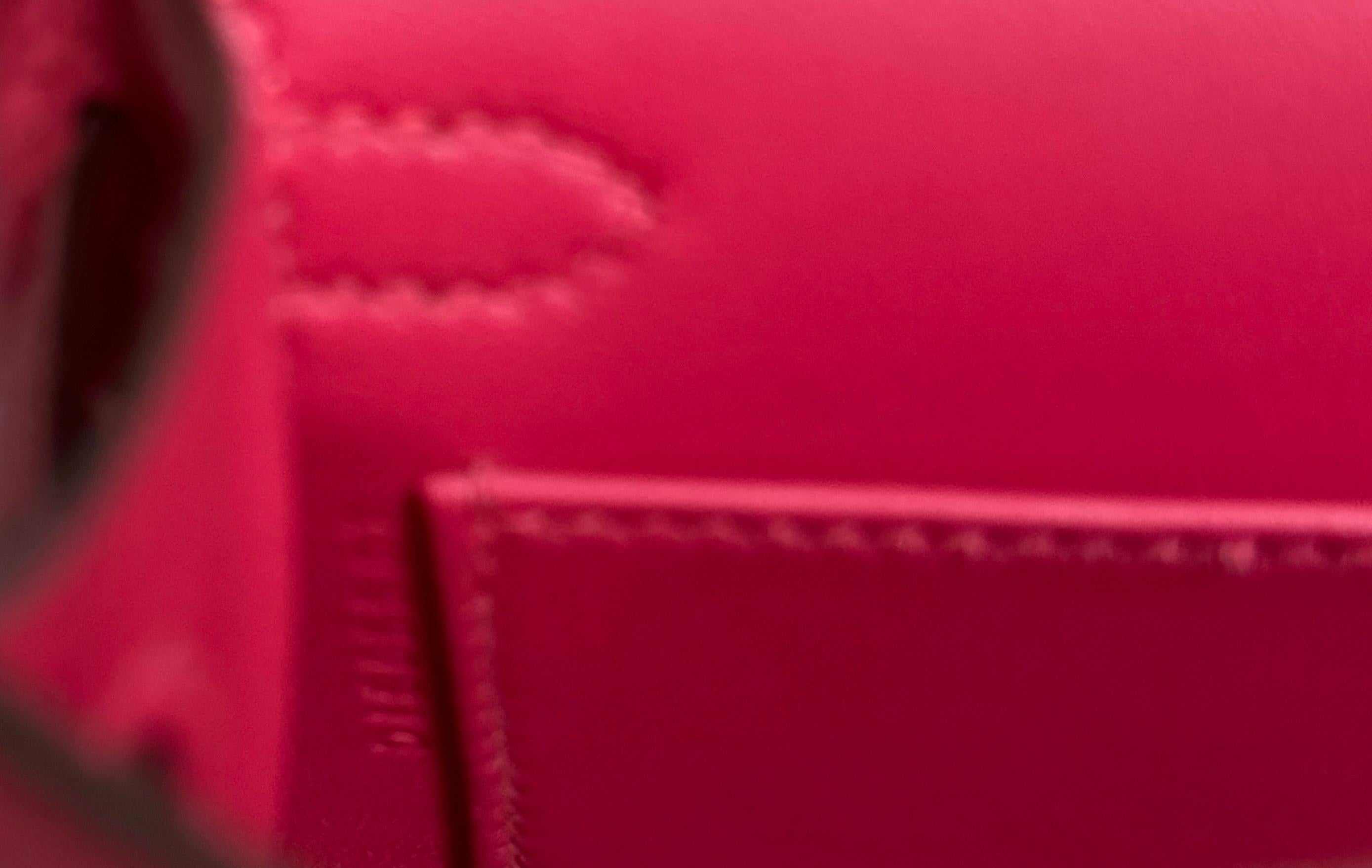 Hermes Kelly Mini 20 Rose Extreme Pink Epsom Leather Gold Hardware 4