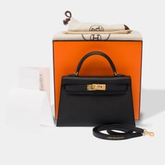 Hermès Kelly Mini Handbag Black