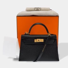 Hermès Kelly Mini Handbag Black