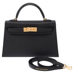 Hermès Kelly Mini Handbag Black
