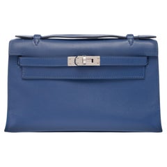 Hermès Kelly Mini Handbag Blue