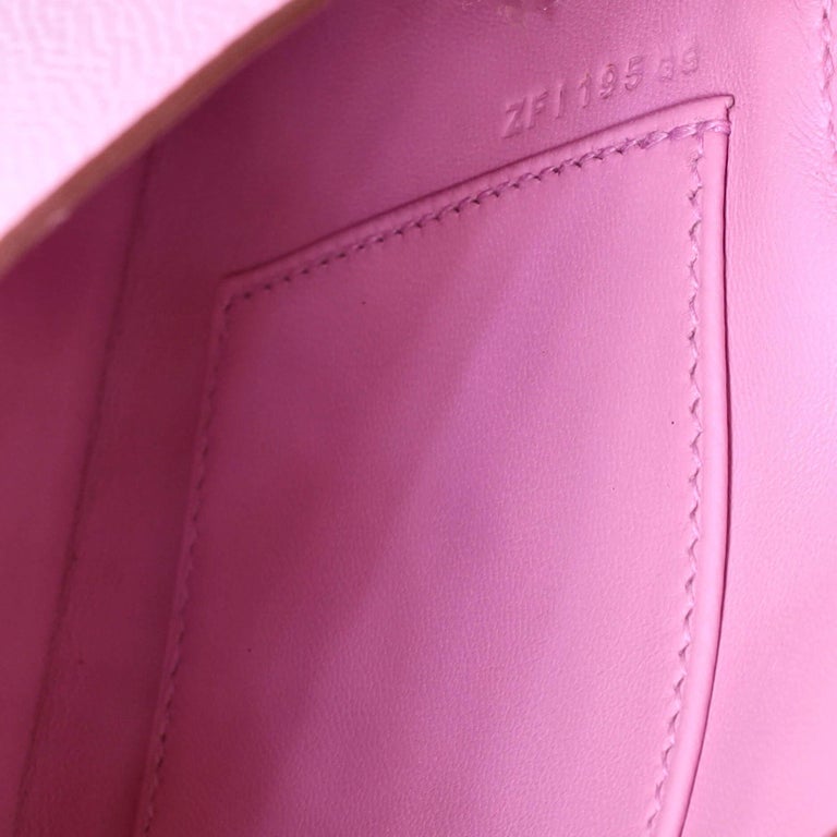 Hermès Mini Kelly 20 II in Mauve Sylvestre Epsom with Palladium