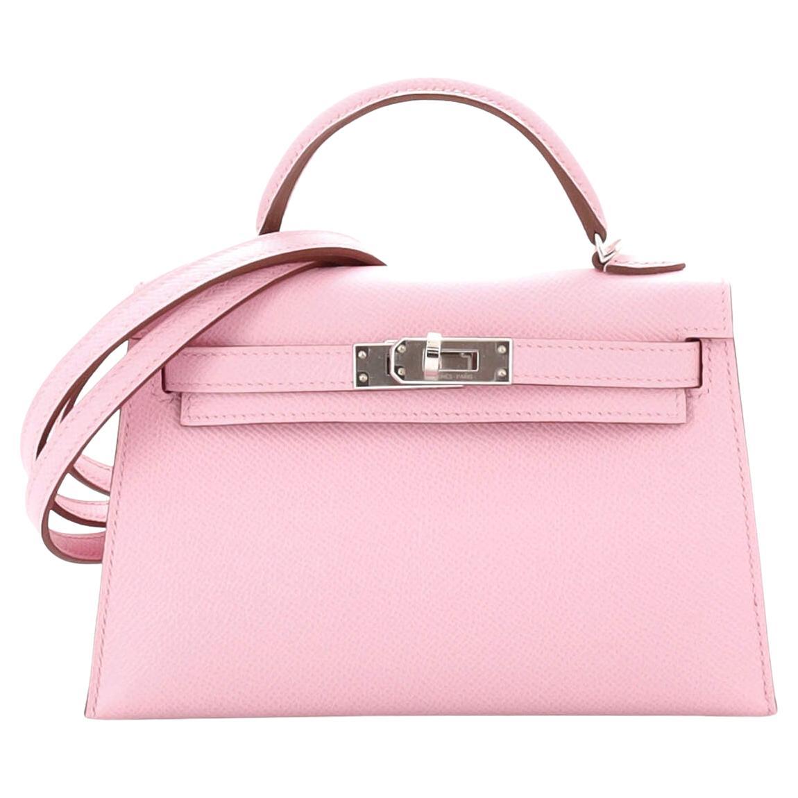 HERMÈS Mini Kelly II crossbody bag in Rouge Sellier, Mauve Pale, Black and Brique  Epsom leather with Palladium hardware [Consigned]-Ginza Xiaoma – Authentic  Hermès Boutique