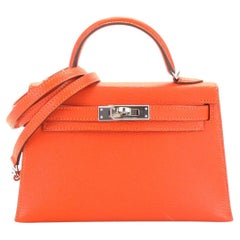 Hermès Kelly Mini Chèvre Rose Sakura