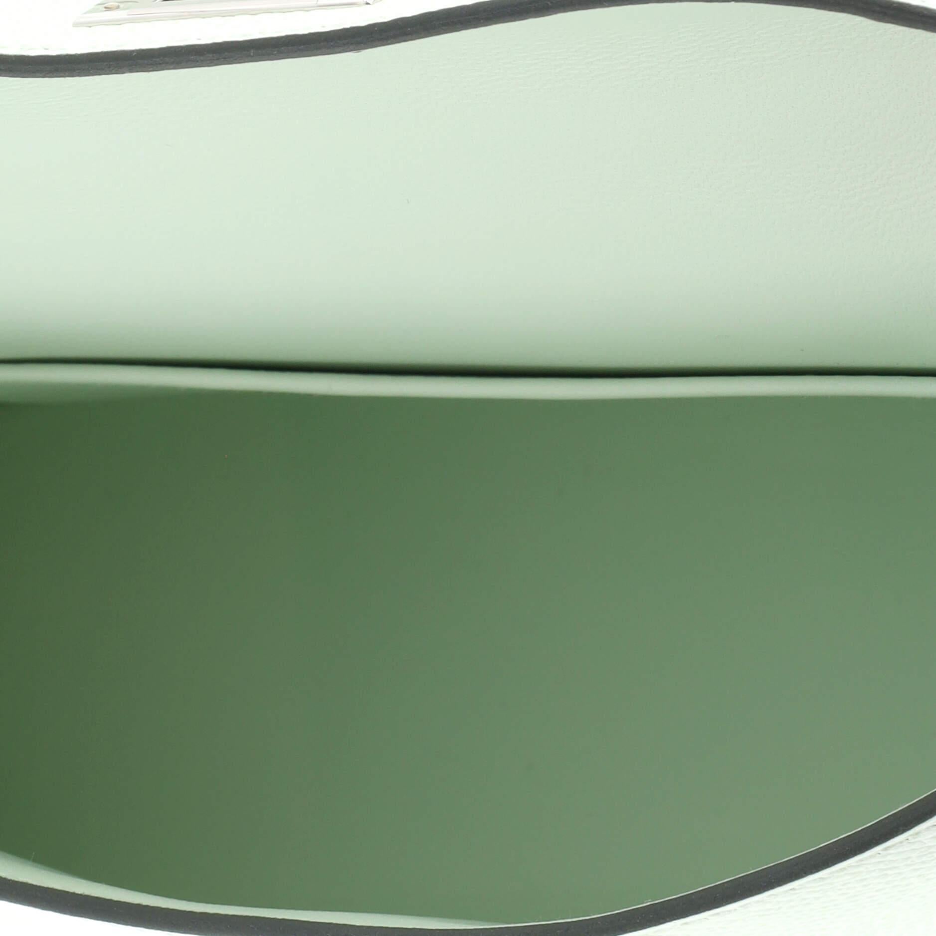 Sac Hermes Kelly Mini II Vert Fizz Epsom avec accessoires en palladium 20 3