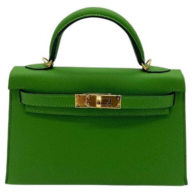 Hermes Kelly Mini II Sellier Gold Epsom GHW Handbag